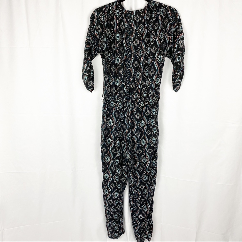 ELEVENSES Anthropologie Print Jumpsuit XS - Picture 3 of 6